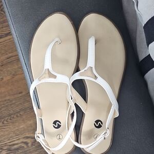 Stylish White Sandals